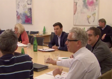 Die Stadtregierung steht